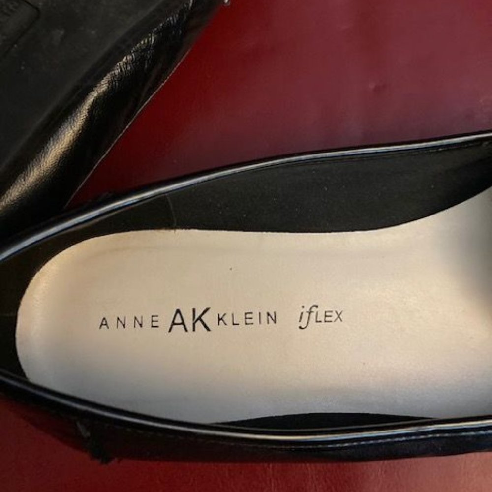 Anne Klein iFlex, Black Leather Loafers